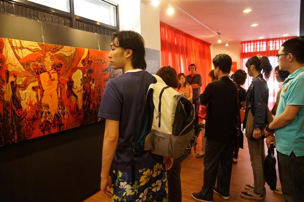 Triển lãm sơn mài về đạo Mẫu tại Đài Loan